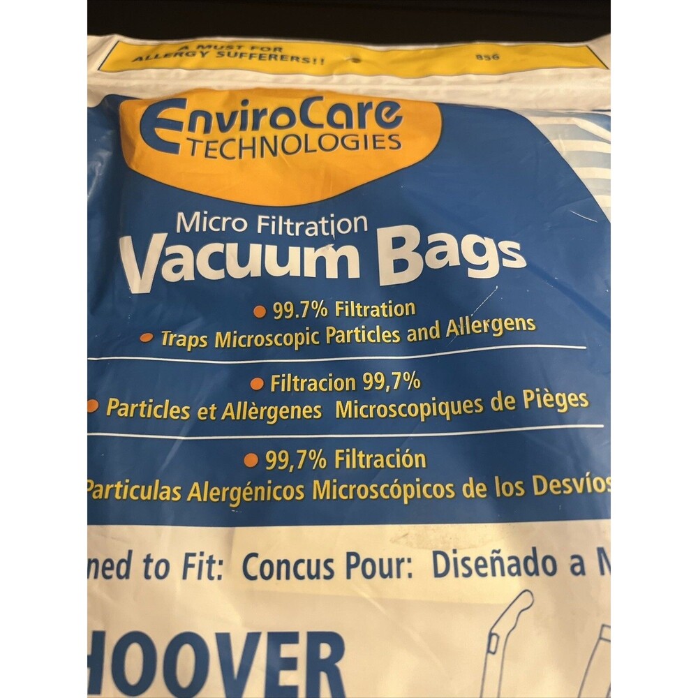 Hoover Type Y Vacuum Bags Micro Filtration - 3 Bags